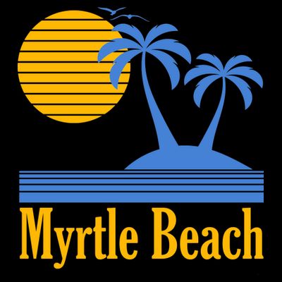 Myrtle Beach Summer Palm Tree T-Shirt