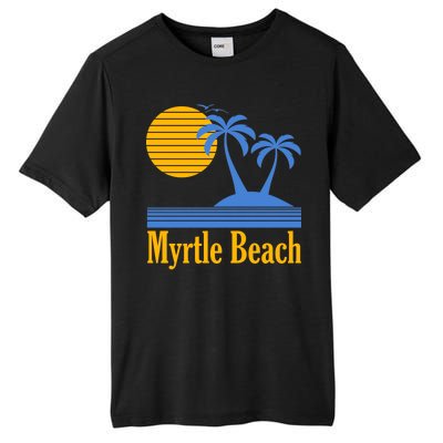 Myrtle Beach Summer Palm Tree Tall Fusion ChromaSoft Performance T-Shirt