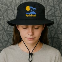 Myrtle Beach Summer Palm Tree Bucket Hat