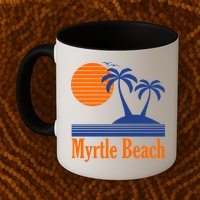 Myrtle Beach Summer Palm Tree Mug