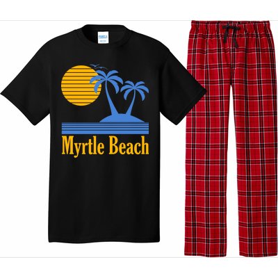 Myrtle Beach Summer Palm Tree Pajama Set