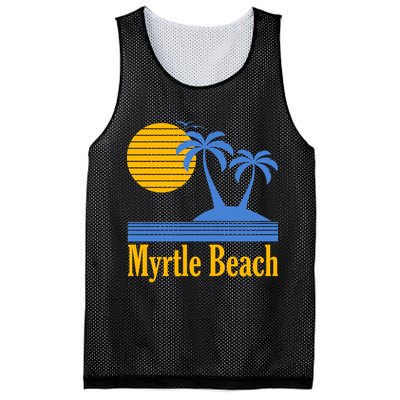 Myrtle Beach Summer Palm Tree Mesh Reversible Basketball Jersey Tank