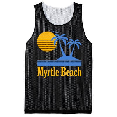 Myrtle Beach Summer Palm Tree Mesh Reversible Basketball Jersey Tank