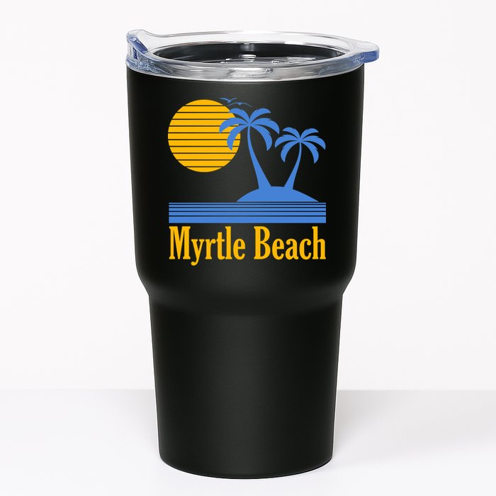 Myrtle Beach Summer Palm Tree Tumbler