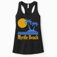 Myrtle Beach Summer Palm Tree Womens Tank Top
