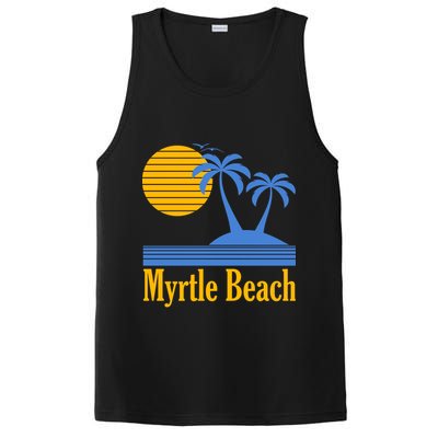 Myrtle Beach Summer Palm Tree PosiCharge Competitor Tank