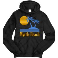 Myrtle Beach Summer Palm Tree Tie Dye Hoodie