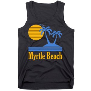 Myrtle Beach Summer Palm Tree Tank Top