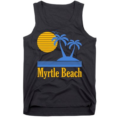 Myrtle Beach Summer Palm Tree Tank Top