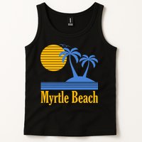 Myrtle Beach Summer Palm Tree Tank Top
