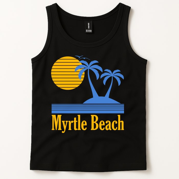 Myrtle Beach Summer Palm Tree Tank Top
