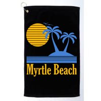 Myrtle Beach Summer Palm Tree Golf Towel