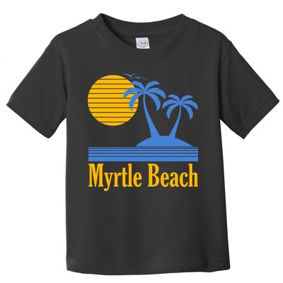 Myrtle Beach Summer Palm Tree Toddler T-Shirt