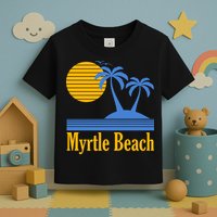 Myrtle Beach Summer Palm Tree Toddler T-Shirt