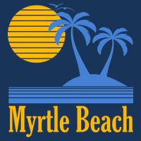 Myrtle Beach Summer Palm Tree Infant Baby Jersey Bodysuit