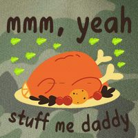 Mmm Yeah Stuff Me Daddy Thanksgiving Turkey Legacy Tie Dye Trucker Hat