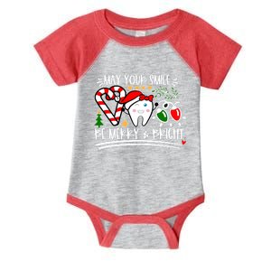 May Your Smile Be Merry Bright Christmas Holiday Season Infant Baby Jersey Bodysuit