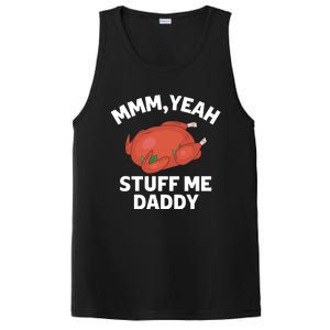 Mmm, Yeah Stuff Me Daddy – Sexy Funny Thanksgiving Turkey PosiCharge Competitor Tank