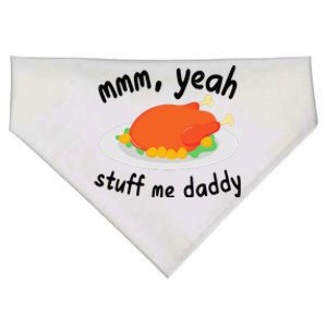 Mmm Yeah Stuff Me Daddy Thanksgiving Turkey USA-Made Doggie Bandana