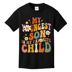 My Youngest Son Is My Favorite Funny Parent Daisy Kids T-Shirt