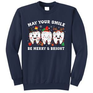 May Your Smile Be Merry And Bright Dental Dentist Merry Xmas Sweatshirt