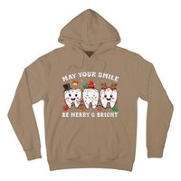 May Your Smile Be Merry And Bright Dental Dentist Merry Xmas Hoodie