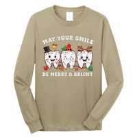 May Your Smile Be Merry And Bright Dental Dentist Merry Xmas Long Sleeve Shirt