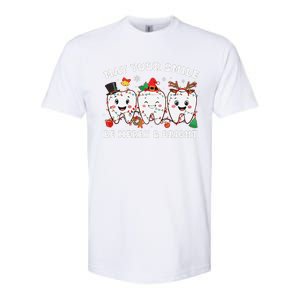 May Your Smile Be Merry And Bright Dental Dentist Merry Xmas Softstyle CVC T-Shirt