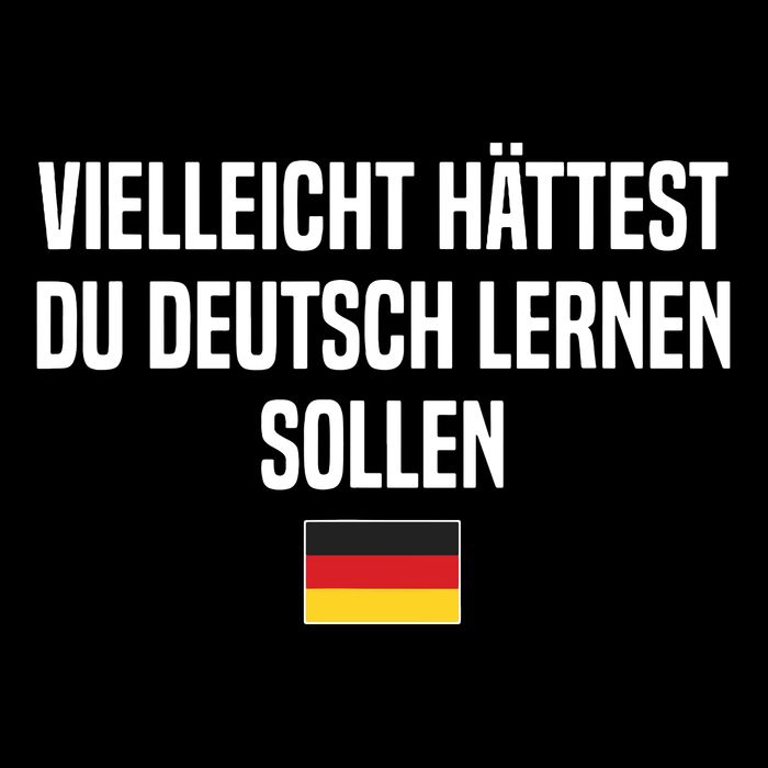 Maybe You Should Have Learned German Germany German Saying Stripe Pom Pom Beanie