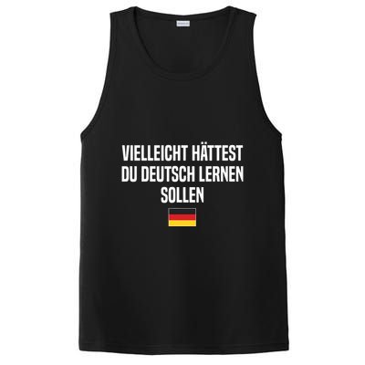 Maybe You Should Have Learned German Germany German Saying PosiCharge Competitor Tank