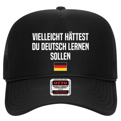 Maybe You Should Have Learned German Germany German Saying Trucker Hat