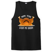 Mmm Yeah Stuff Me Daddy Sexy Funny Thanksgiving Turkey PosiCharge Competitor Tank