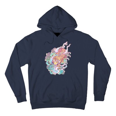 Mystical Tiger Tattoo Design Hoodie