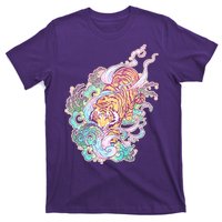 Mystical Tiger Tattoo Design T-Shirt