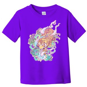 Mystical Tiger Tattoo Design Toddler T-Shirt