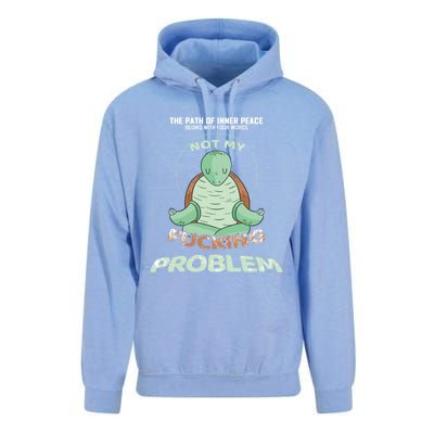 Meditation Yoga Turtle Gift Path Of Inner Peace Namaste Humor Gift Unisex Surf Hoodie