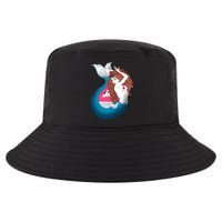 Mythical Abstract Mermaid Cool Comfort Performance Bucket Hat