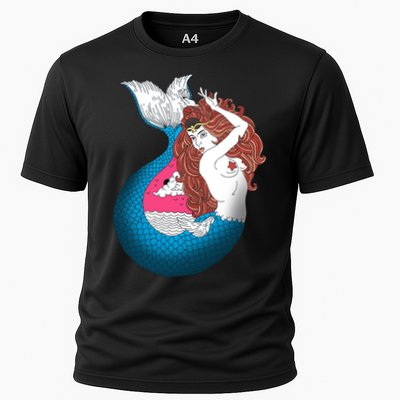 Mythical Abstract Mermaid Performance Shirt