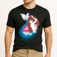 Mythical Abstract Mermaid Performance Shirt