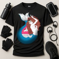 Mythical Abstract Mermaid Performance Shirt