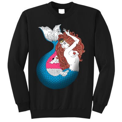 Mythical Abstract Mermaid Sweatshirt