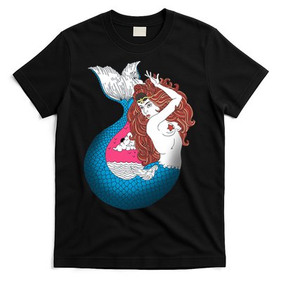 Mythical Abstract Mermaid T-Shirt