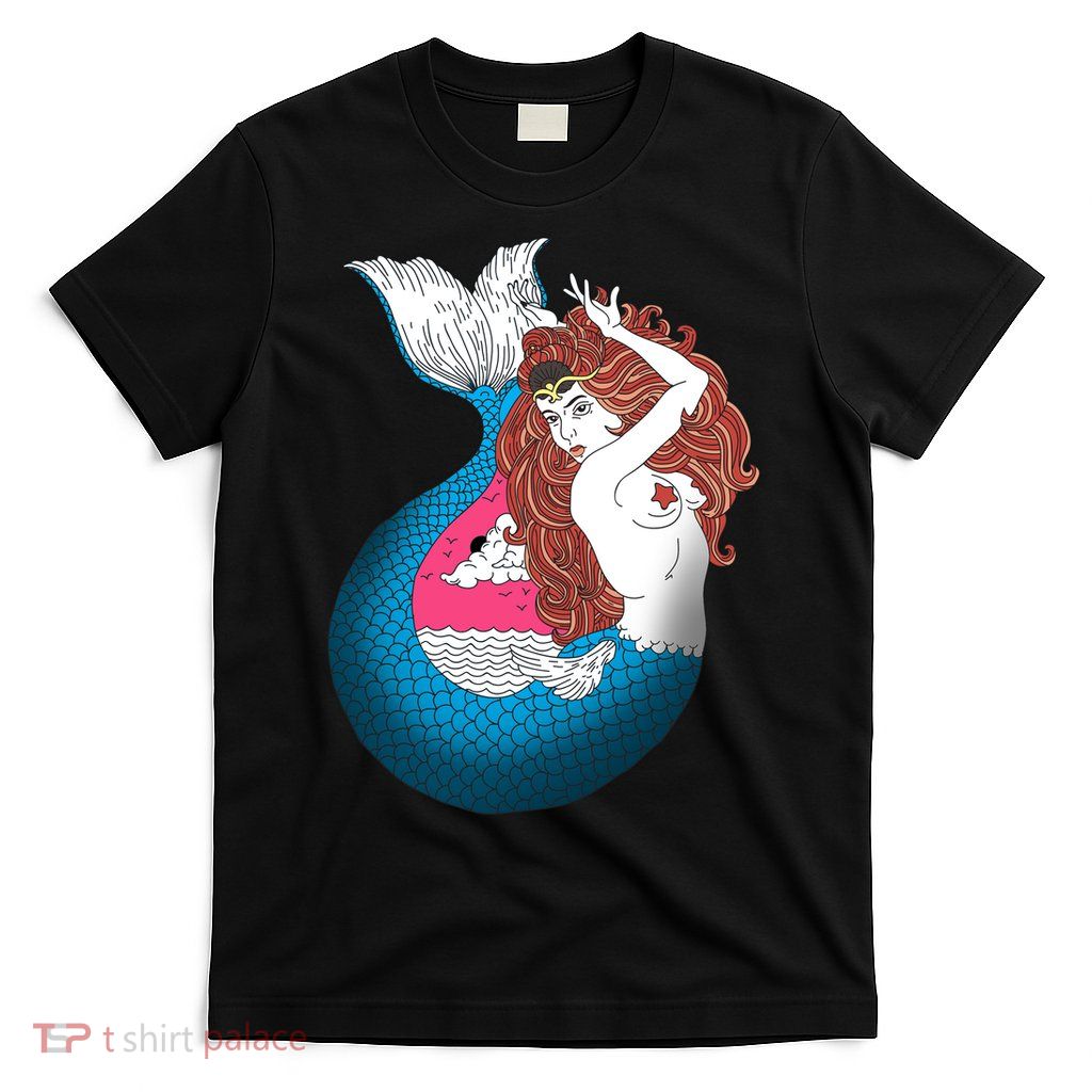 Mythical Abstract Mermaid T-Shirt
