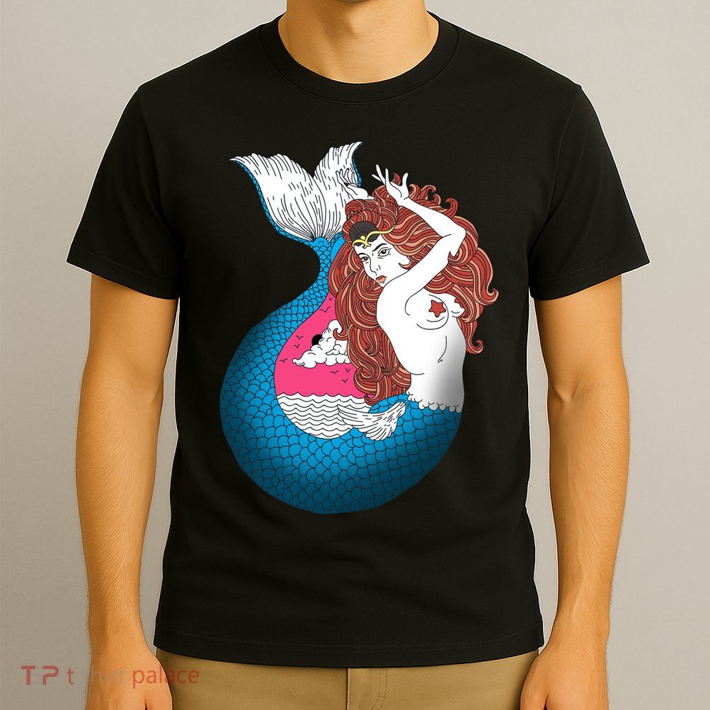Mythical Abstract Mermaid T-Shirt
