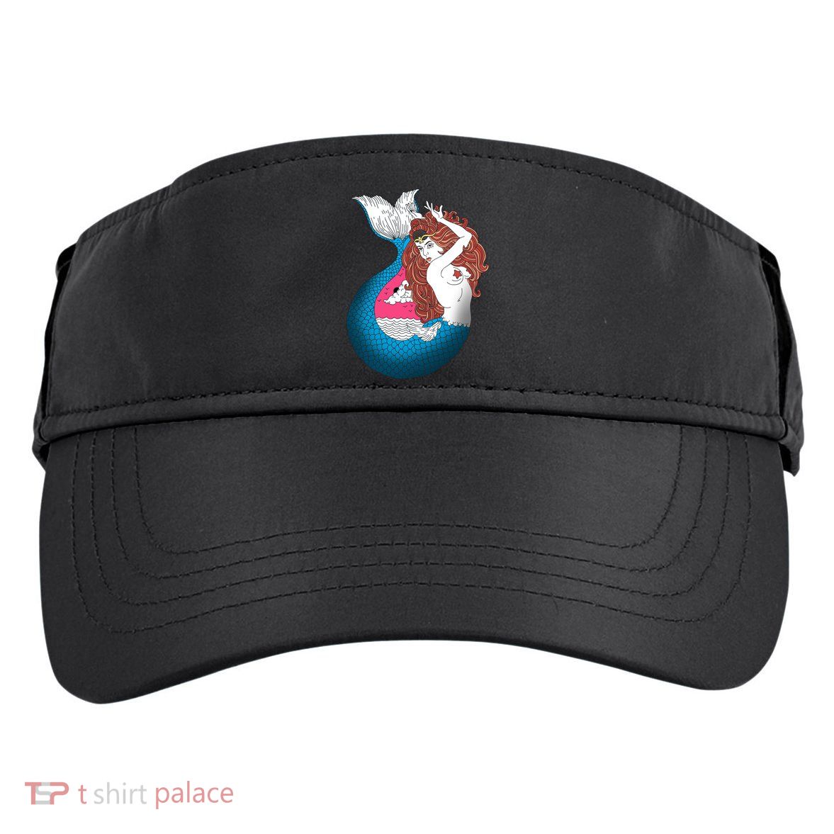 Mythical Abstract Mermaid Adult Drive Performance Visor