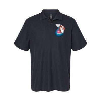 Mythical Abstract Mermaid Polo