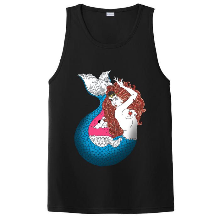 Mythical Abstract Mermaid PosiCharge Competitor Tank