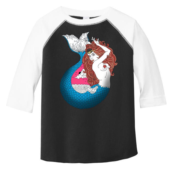 Mythical Abstract Mermaid Toddler Fine Jersey T-Shirt