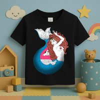 Mythical Abstract Mermaid Toddler T-Shirt