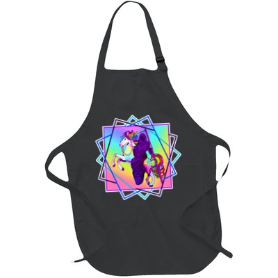 Mythical Reaper Colorful Unicorn Apron